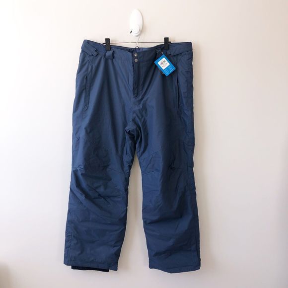 Columbia Men's Bugaboo IV Pant Snow Board Ski Pants Blue Omni-Heat Size 2X NWT’s - Picture 1 of 12